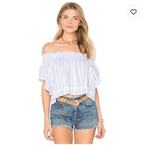 FAITHFULL THE BRAND OFF THE SHOULDER TOP